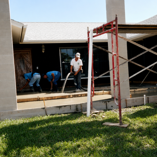 Project Archive addition concrete patio renovation in progress.webp