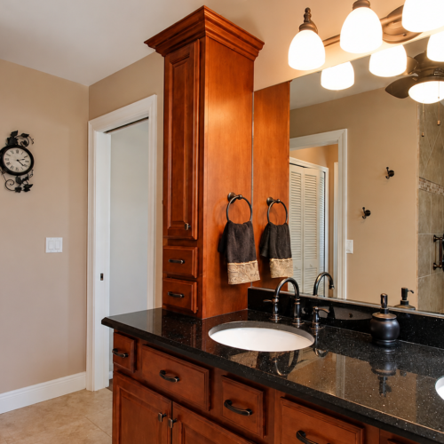 Project Archive bath modern traditional bathroom with wood accents.webp
