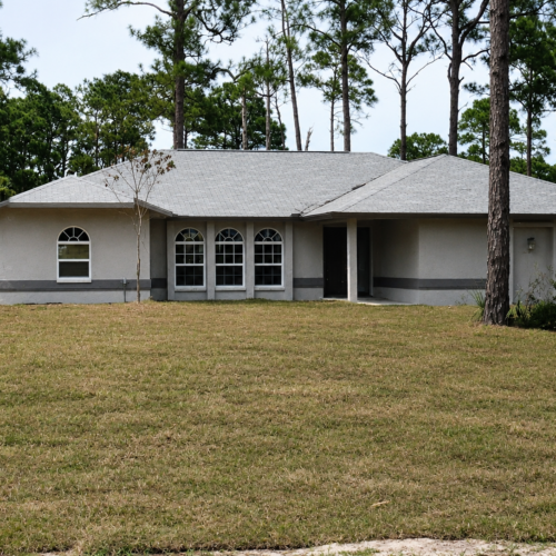 Project Archive custom home suburban home in a pine forest
