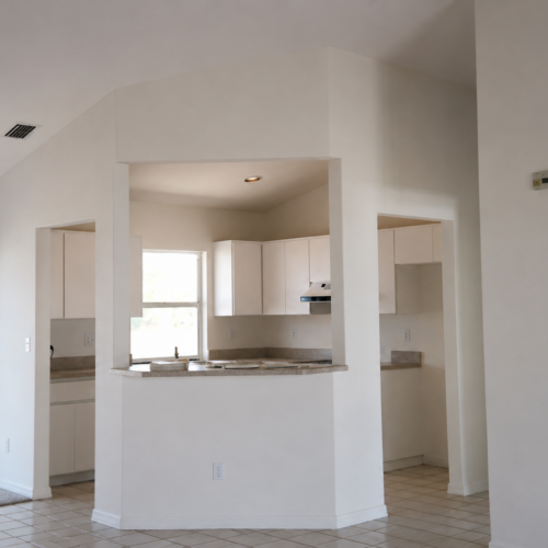 Project Archive kitchen bright minimalist interior with kitchen view