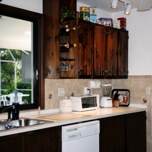 Project Archive kitchen cozy rustic kitchen with warm lighting
