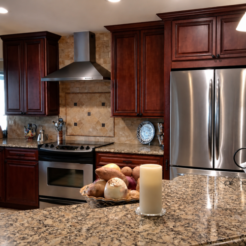 Project Archive kitchen modern kitchen with granite and wood accents