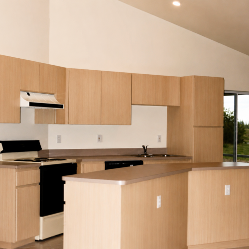 Project Archive kitchen modern minimalist kitchen with outdoor view
