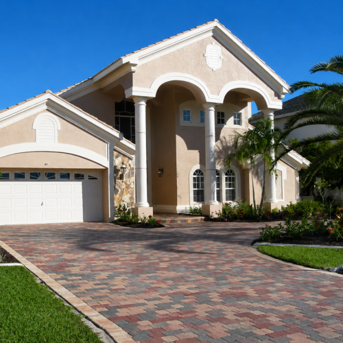 Project Archive renovation mediterranean style home with tropical landscaping