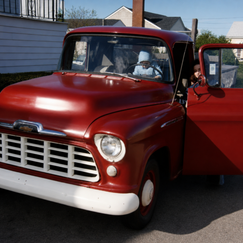 The Tradewind Legacy vintage truck on a sunny day
