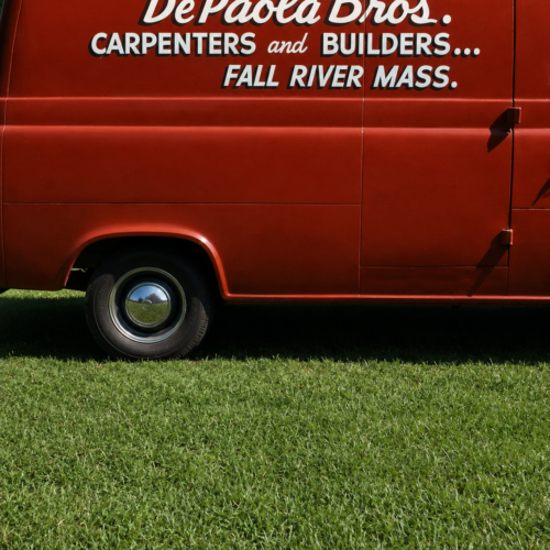 The Tradewind Legacy vintage work van in daylight